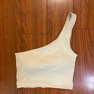 Klassy Network One Shoulder Crop Top Brami